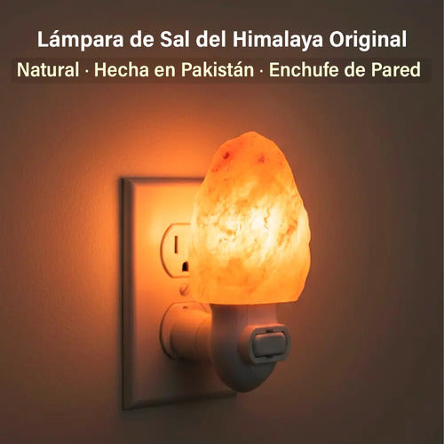 Lampara De Sal Del Himalaya Para Pared Original
