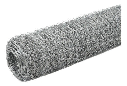 Malla Electrosoldada Rollo 1.20x25m Acero Galvanizado Bosco Sin Pvc Gris