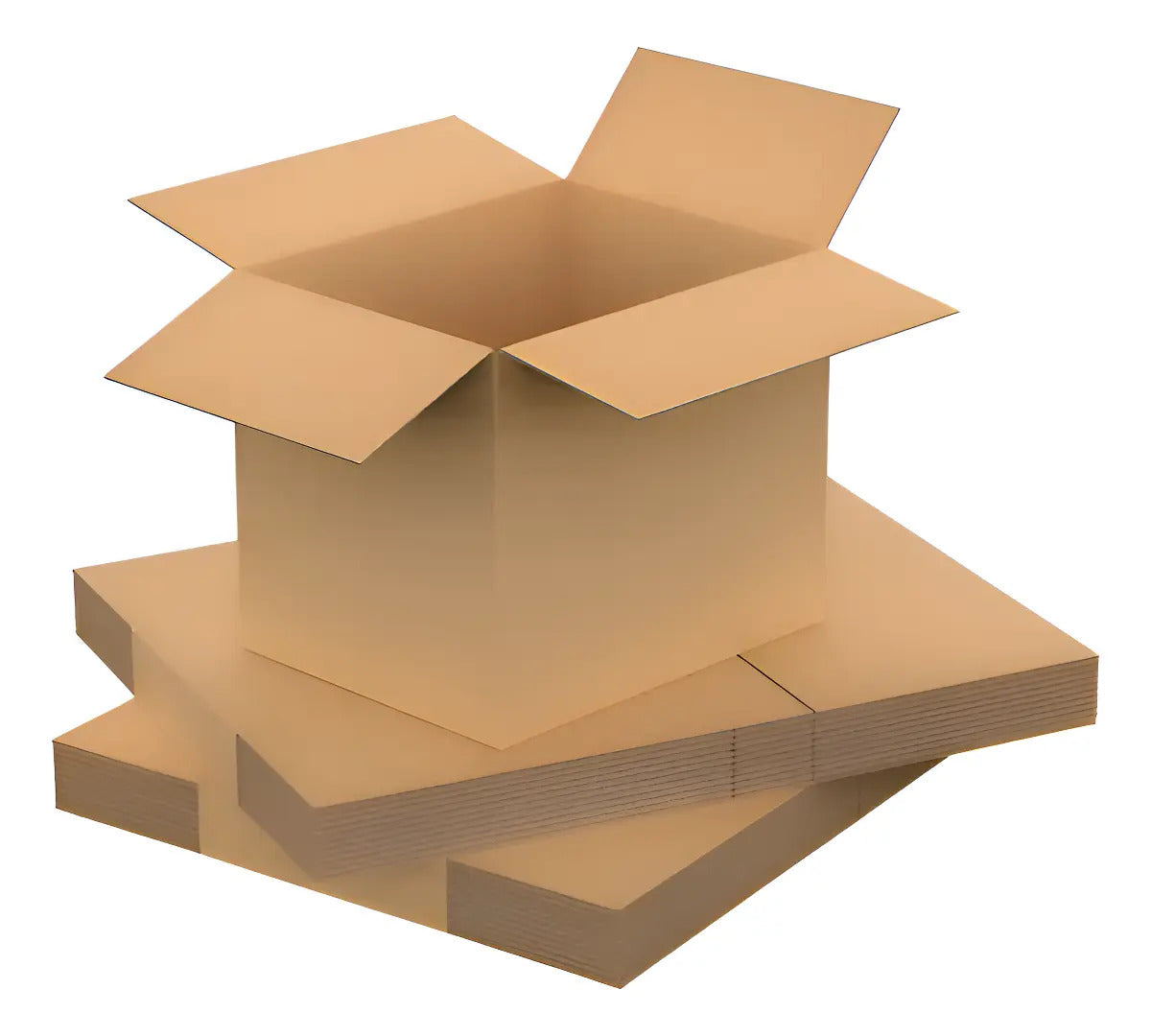 Lote cajas de cartón para mudanzas pack x10 40x30x30 + cinta marrón