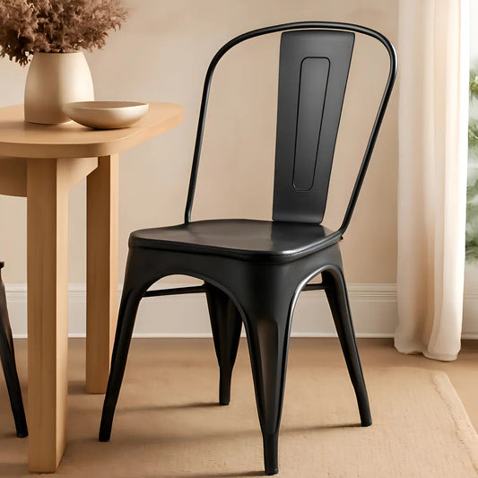 Silla Tolix reforzada interior/exterior metalica comedor
