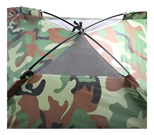 Carpa Iglú Outter 2 Personas Verde Oscuro C/ Mosquitero Camping