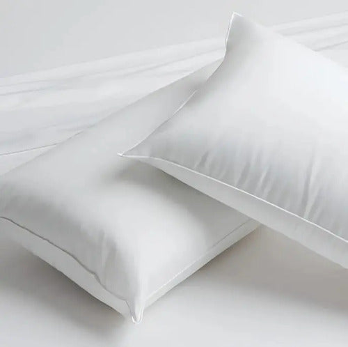 Almohada 100%poliéster hipoalergénica antiácaro cama sommier blanco