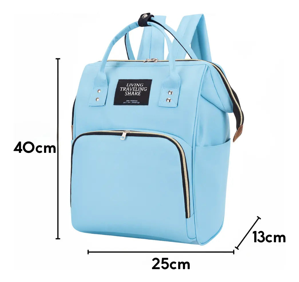 Bolso mochila maternal bebe resistente impermeable madre
