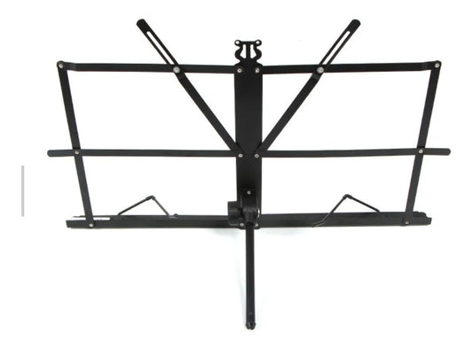 Atril partituras de mesa + funda musica negro