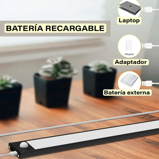 Luz LED para gabinete con sensor de movimento
