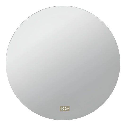 Espejo redondo con luz LED sin marco 80cm diametro tactil