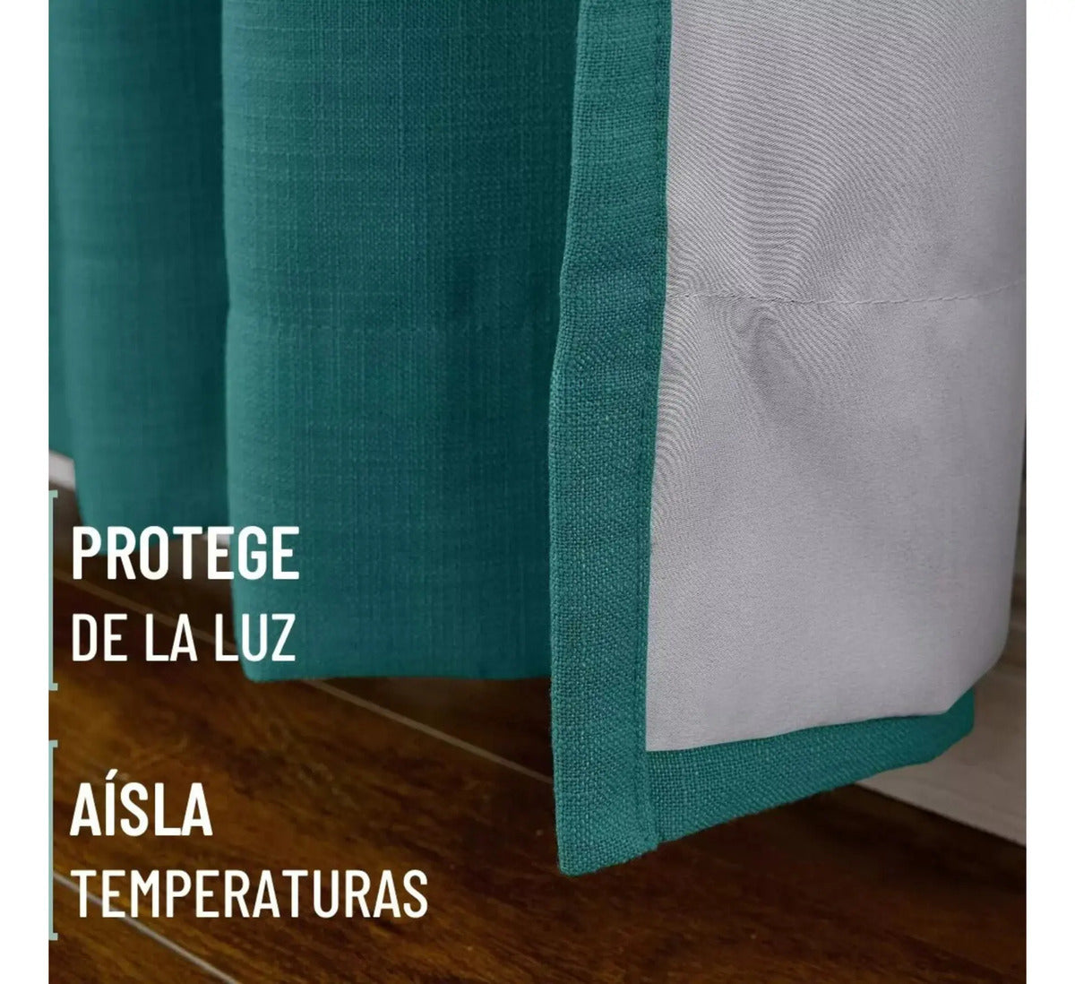 Cortinas Blackout 2 Paños 220cm X 140cm Satinado Calidad