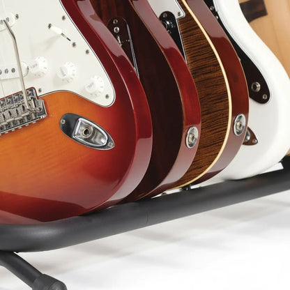 Pie soporte metálico tres guitarra bajo acústica criolla negro