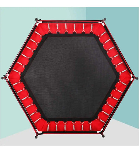 Cama Elástica Infantil Con Red De Seguridad 140 X130cm