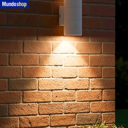 Aplique Exterior Jardin Gu10 Cilindrico Luz Metal