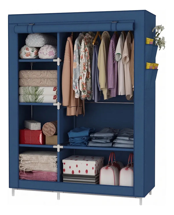 Ropero closet de tela TNT armable 6 estantes