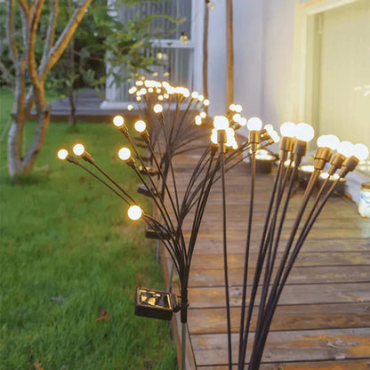 Ramo Luces Solares 32 Cabezales Luciérnaga Impermeables