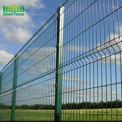 Cercos Perimetrales Reja Panel Pre Fabricadas Seguridad Verde