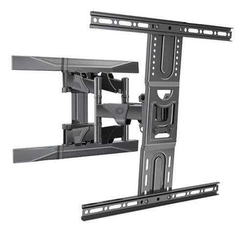 Soporte De Tv Brazo Articulado Extensible Led Lcd 40 - 80 Negro