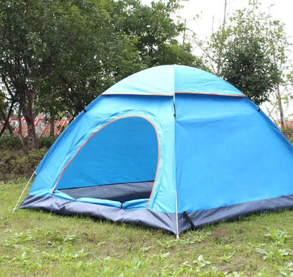Carpa Iglu Autoarmable 2 A 3 Personas Camping 190 X 130cm Celeste
