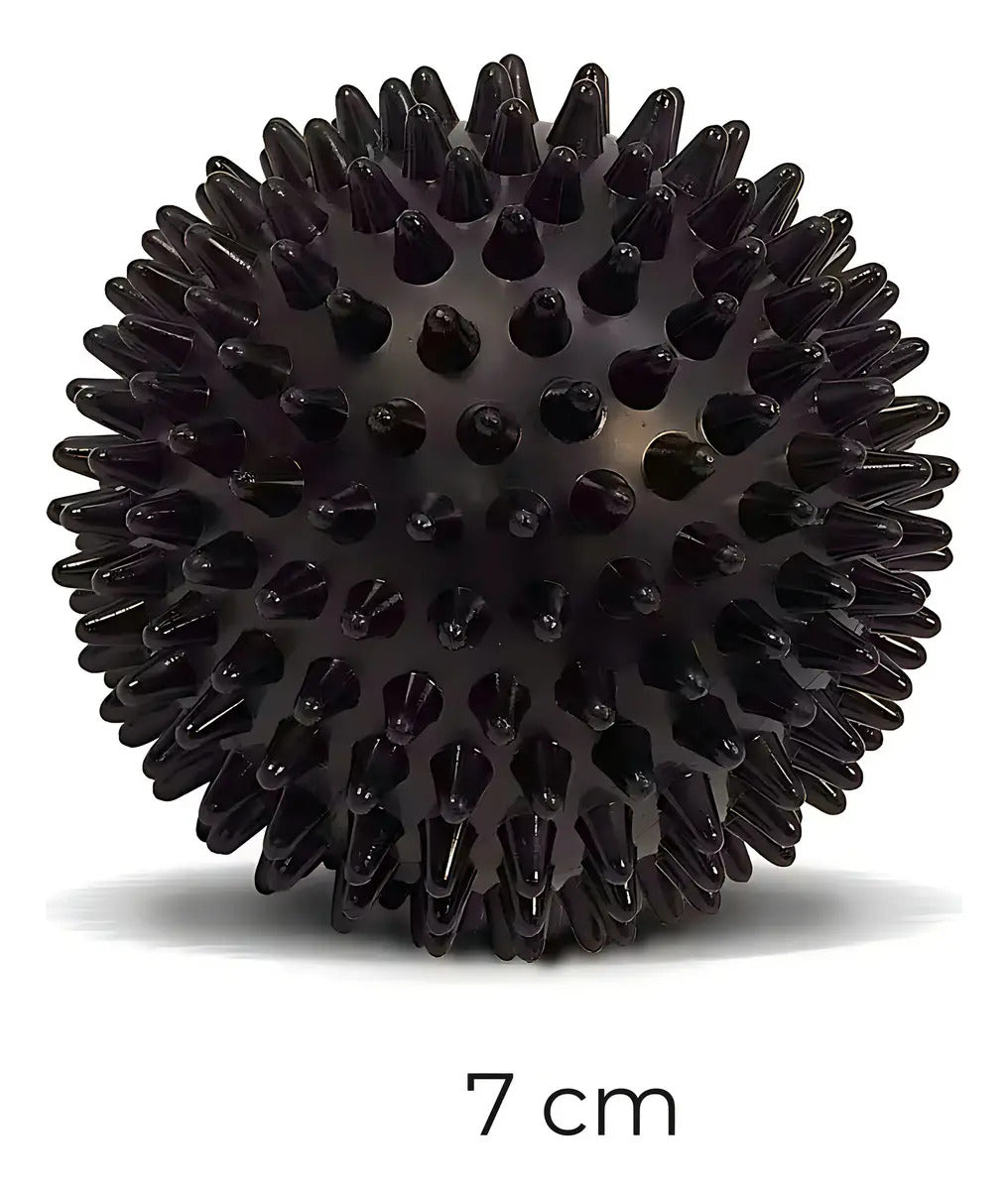 Rolo rodillo Bosco foam roller masajeador pilates set full negro