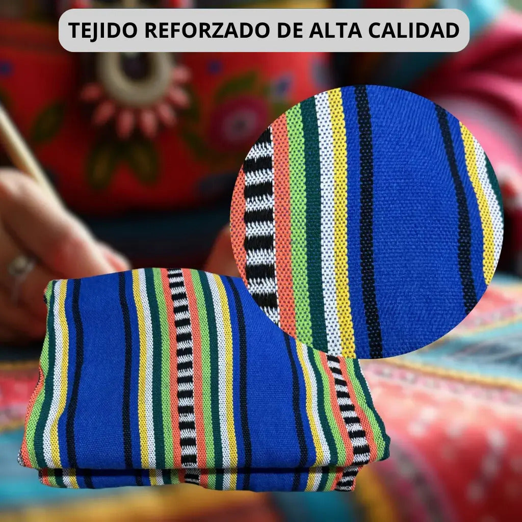 Hamaca paraguaya para 2 personas grande 2m x1,5 m seguridad