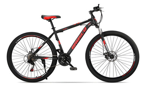 Bicicleta Montaña Rodado 29 Con 21 Velocidad Aro 29 Premium Color Rojo Tamaño Del Cuadro 29