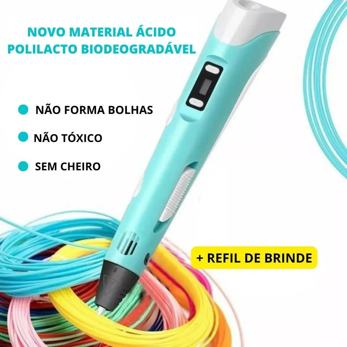 Lápiz 3d impresora 3d + filamento caneta 3d