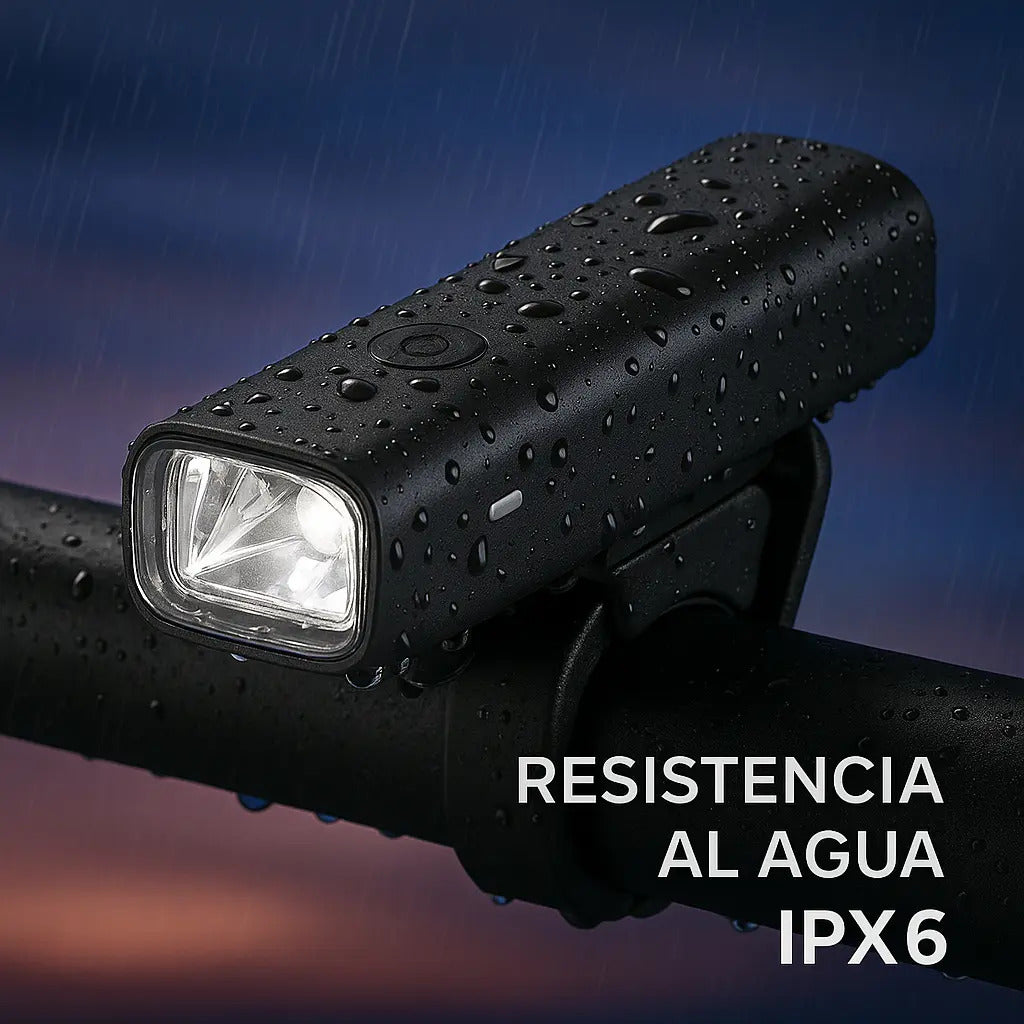 Luz para bicicleta set linterna trasera + delantera