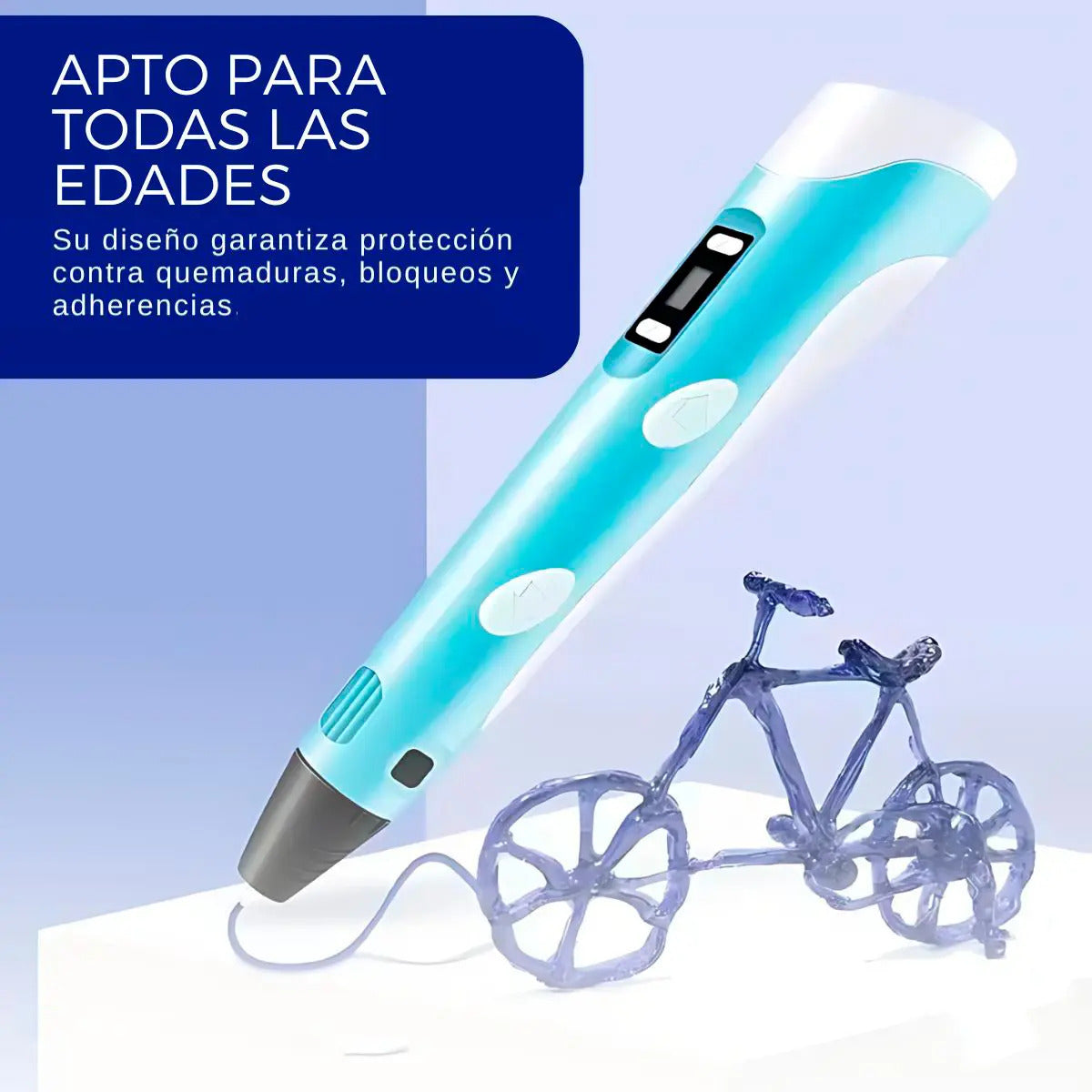 Lápiz 3d impresora 3d + filamento caneta 3d
