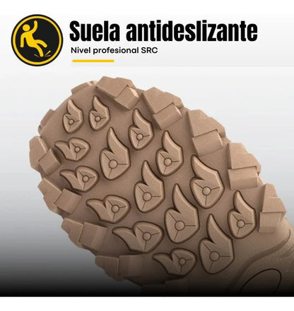 Calzado Bota De Seguridad Para Trabajo Punta Reforzada