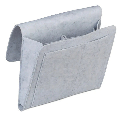 Sobre Organizador Multiuso De Fieltro Gris Lisa Liso