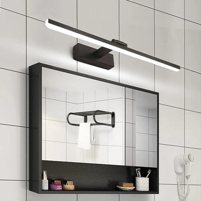 Barra luminaria LED para espejo Kampala 40cm negro
