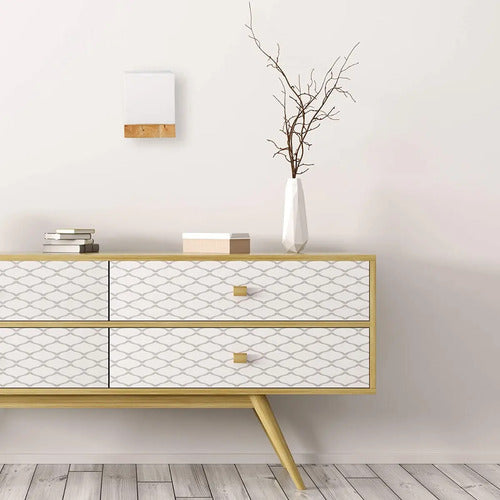 Aplique De Pared Nordico Decorativo Cristal Y Madera Blanco
