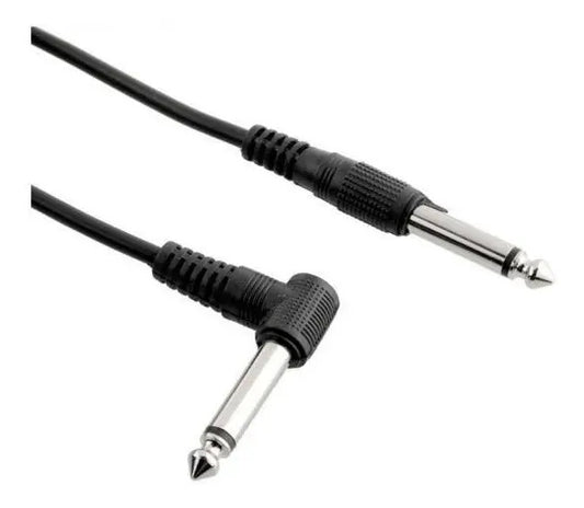 Cable plug 3 metros profesional instrumento guitarra bajo