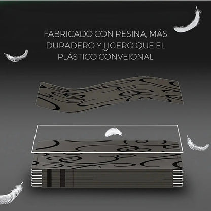 Zapatero modular 6 puertas gris oscuro ABS multiuso 36 pares