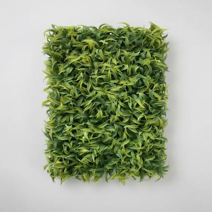 Enredadera jardín vertical artificial pared cerco 40x60cm verde oscuro