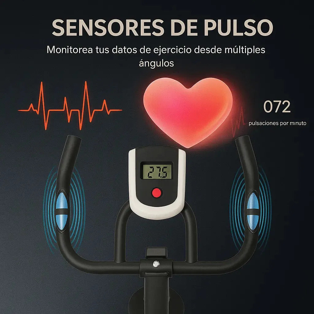 Bicicleta de spinning fija con resistencia para fricción 130kg