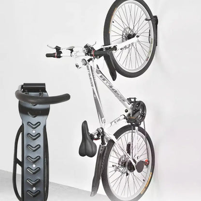 Pack x2 soporte bicicleta colgar enganchar bici en la pared negro
