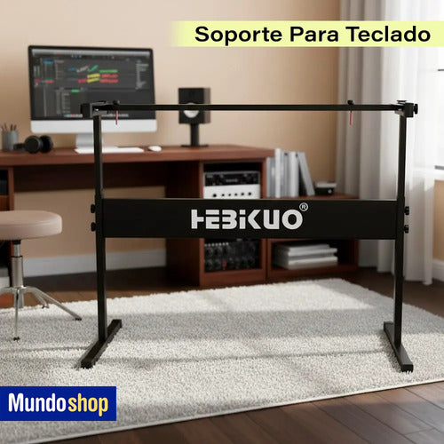 Soporte Para Organo Teclado Simple Negro