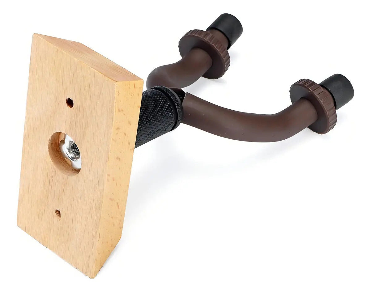 Soporte para colgar guitarra de pared color madera