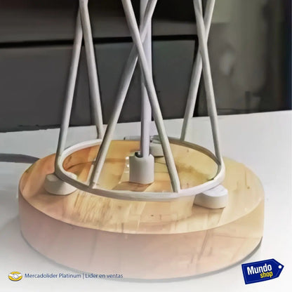 Lampara mesa escritorio portatil lectura con pantalla Napole