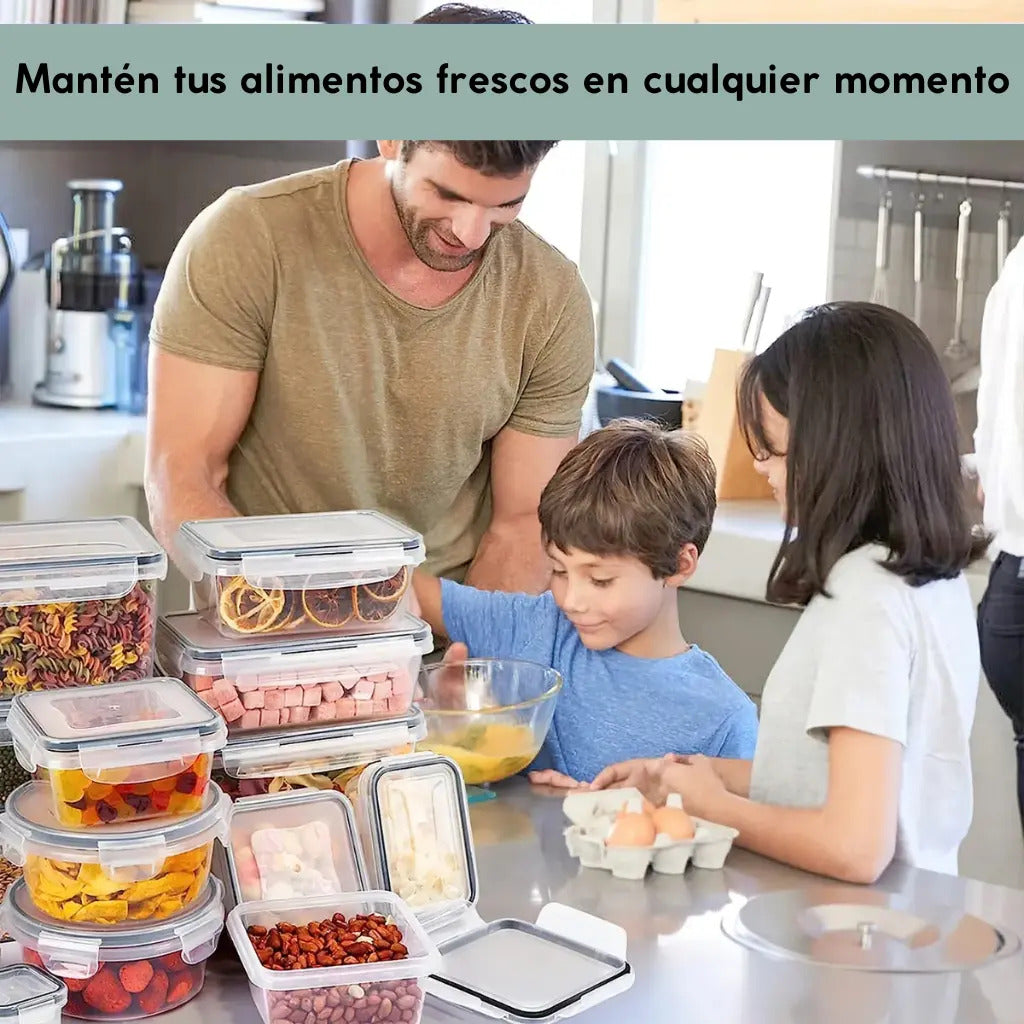 Recipientes herméticos 34 contenedores