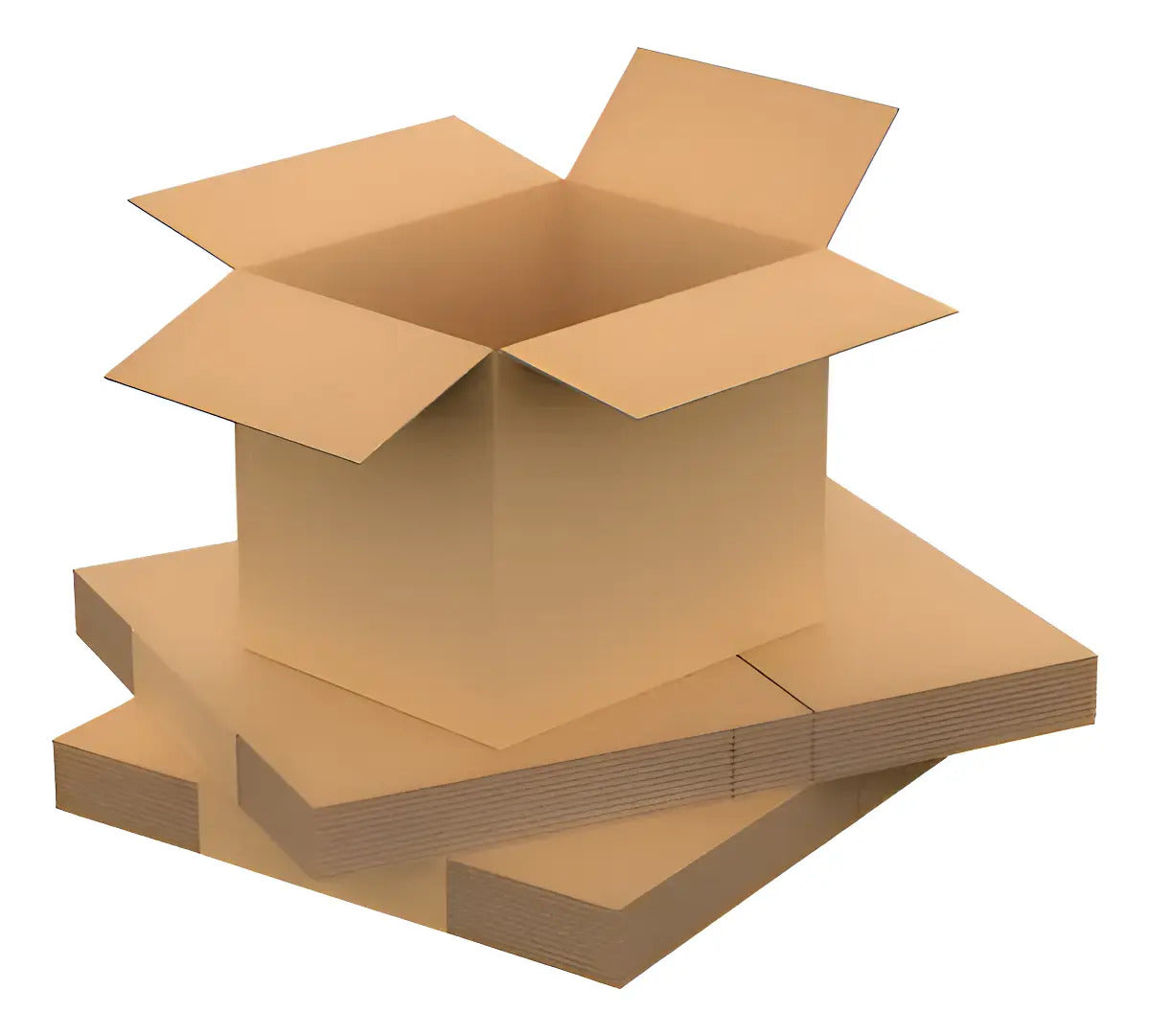 Lote cajas de cartón para mudanzas pack x5 40x30x30 + cinta marrón