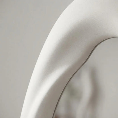 Espejo De Pie Irregular Con Borde Velvet 60x160cm Blanco Blanco