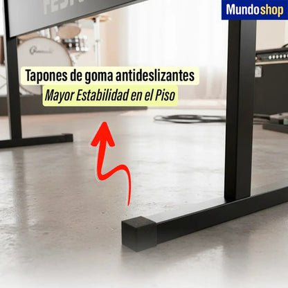 Soporte Para Organo Teclado Simple Negro