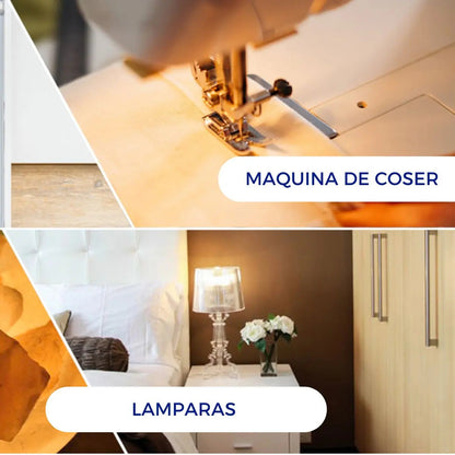 Pack x10 lampara sal , heladera, maquina coser E14 perfume