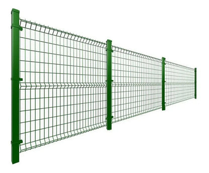 Cercos Perimetrales Reja Panel Pre Fabricadas Seguridad Verde