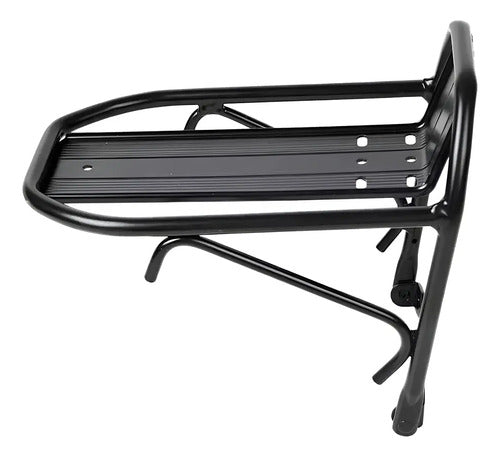 Parrilla Bicicleta Portaequipaje Aluminio Viaje Equipaje Negro