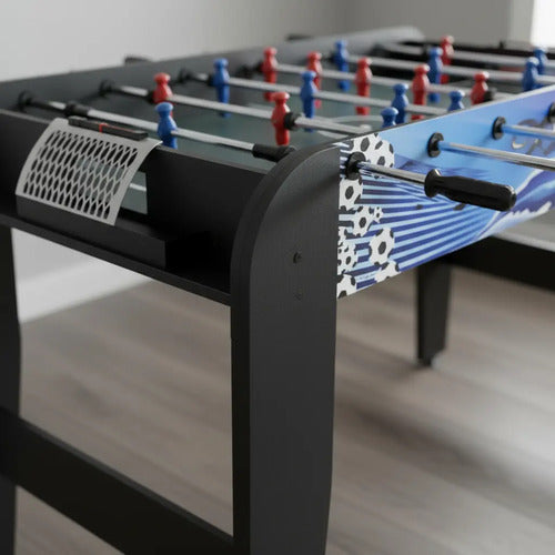 Futbolito Metegol De Madera C/accesorios Semi Profesional Negro