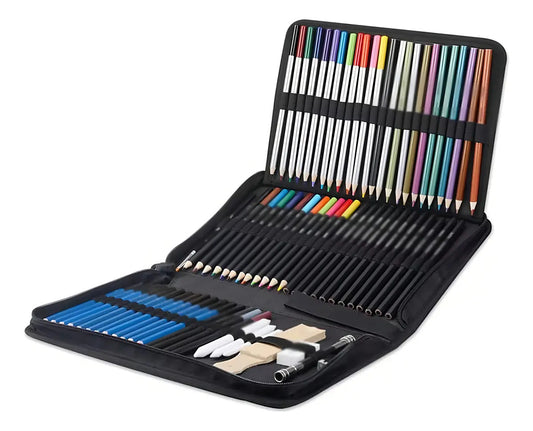 Kit dibujo técnico Piccoly 72 piezas con estuche