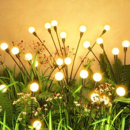 Ramo Luces Solares 32 Cabezales Luciérnaga Impermeables