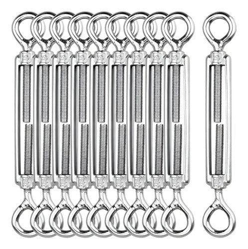 Tensores De Alambre M5 Acero Inoxidable 304 Ajustables 10pcs