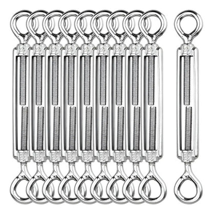 Tensores De Alambre M5 Acero Inoxidable 304 Ajustables 10pcs