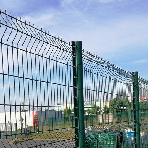 Cercos Perimetrales Reja Panel Pre Fabricadas Seguridad Verde